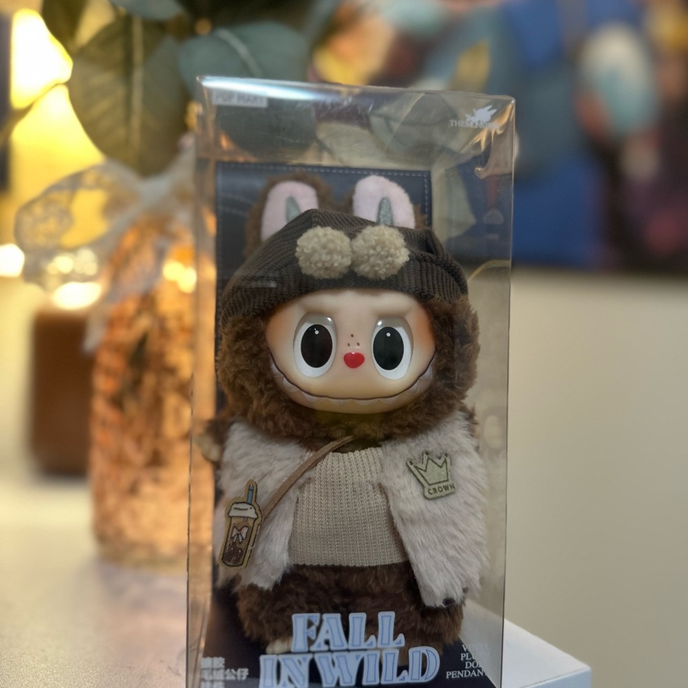 Popmart plush labubu toy with outfit